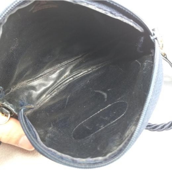 Authentic Vintage Gucci GG Monogram Web Clutch Fanny Bum Waist Belt Round Circle - Picture 11 of 11